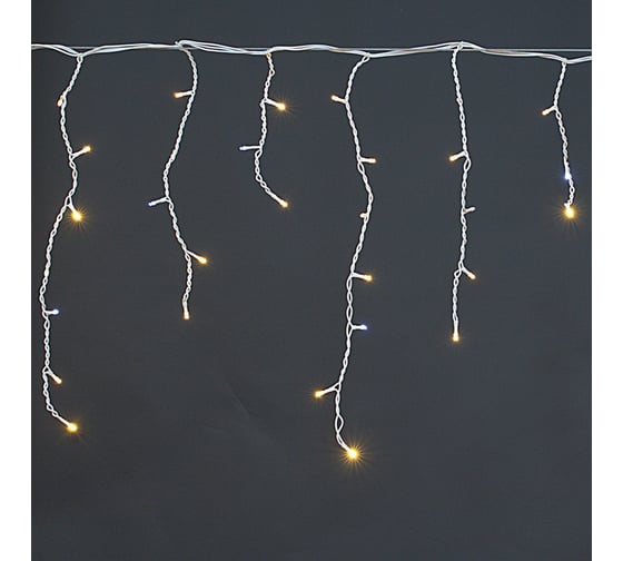 Изображение товара Светодиодная гирлянда бахрома Sneha A-056R WW/W FLASH