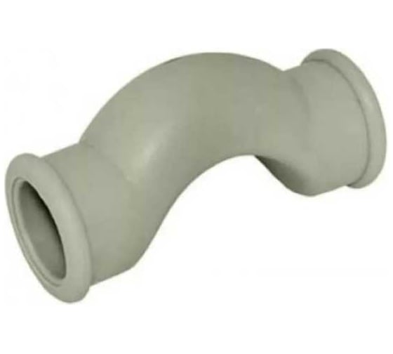 Изображение товара Обводное колено раструбное Damento 32 мм, серое 8787
