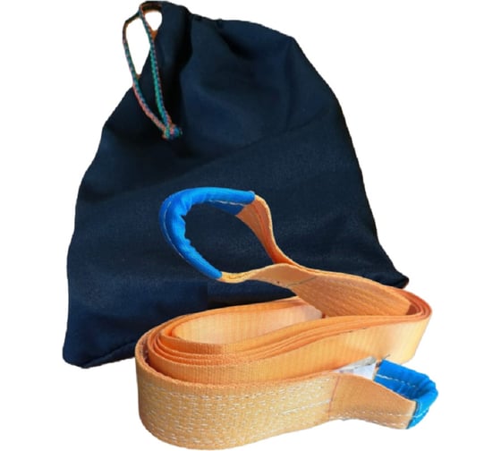 Изображение товара Динамический буксировочный трос КанТраст (рывковый) 7 т 15 м, два мягких шакла, сумка tb7015000SS