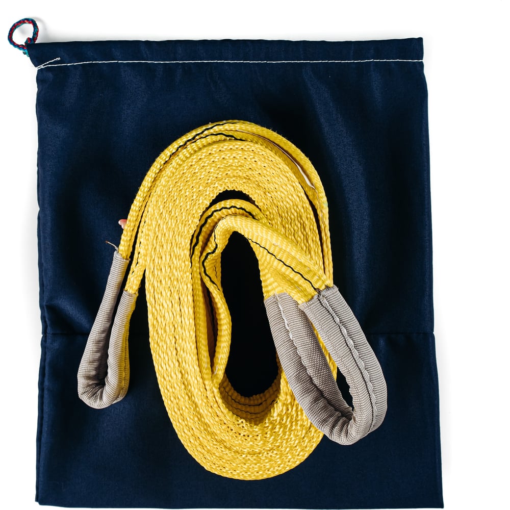 Изображение товара Текстильный буксировочный трос КанТраст 18 т 10 м петля-петля в сумке tbt1810000ppS