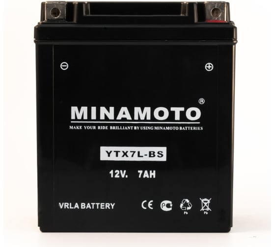 Изображение товара Мотоаккумулятор MINAMOTO YTX7L-BS 7504
