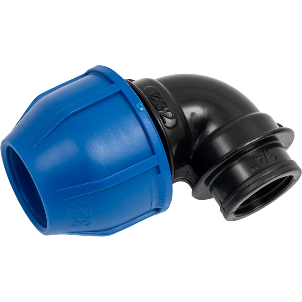 Изображение товара Отвод переходной Damento 32x3/4 дюйма, внутреняя резьба, ПНД