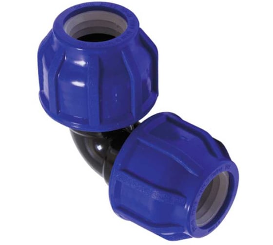 Изображение товара Отвод соединительный компрессионный Damento 32x90, ПНД 012225