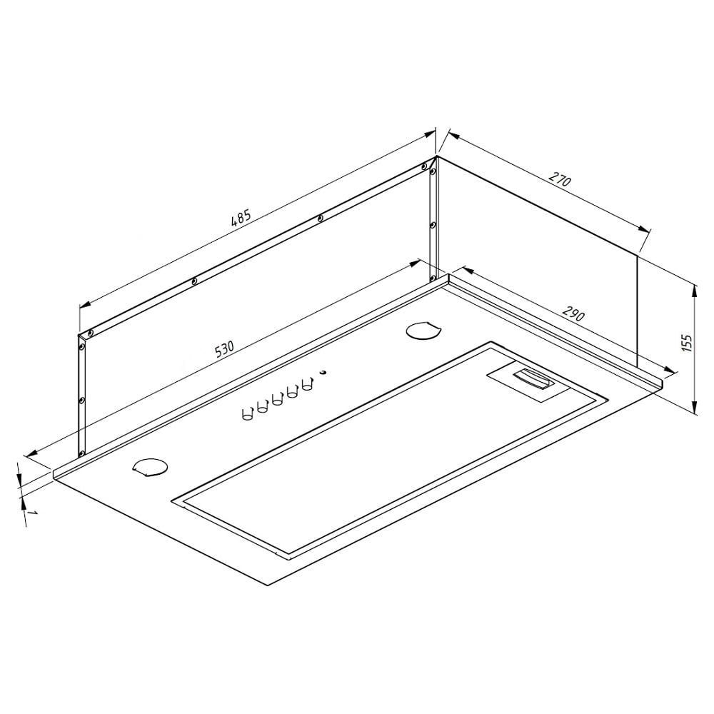 Изображение товара Вытяжка AKPO WK-4 Mio eco 60 см нержавейка 3137