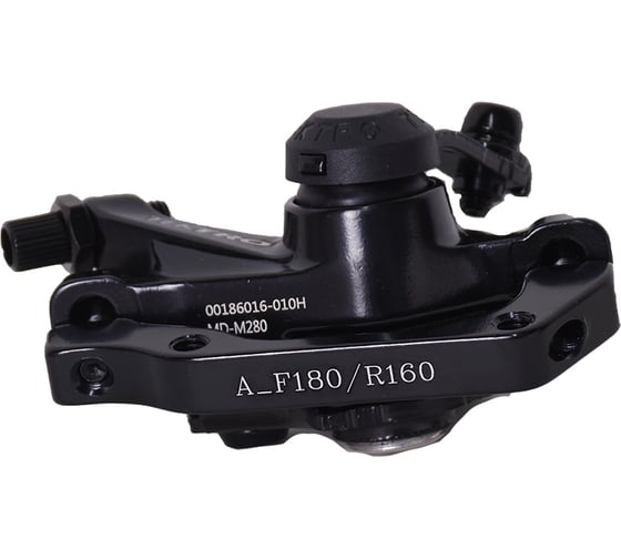 Изображение товара Тормоз дисковый механический задний TEKTRO MD-M280R, без ротора, черный HQ-0015329