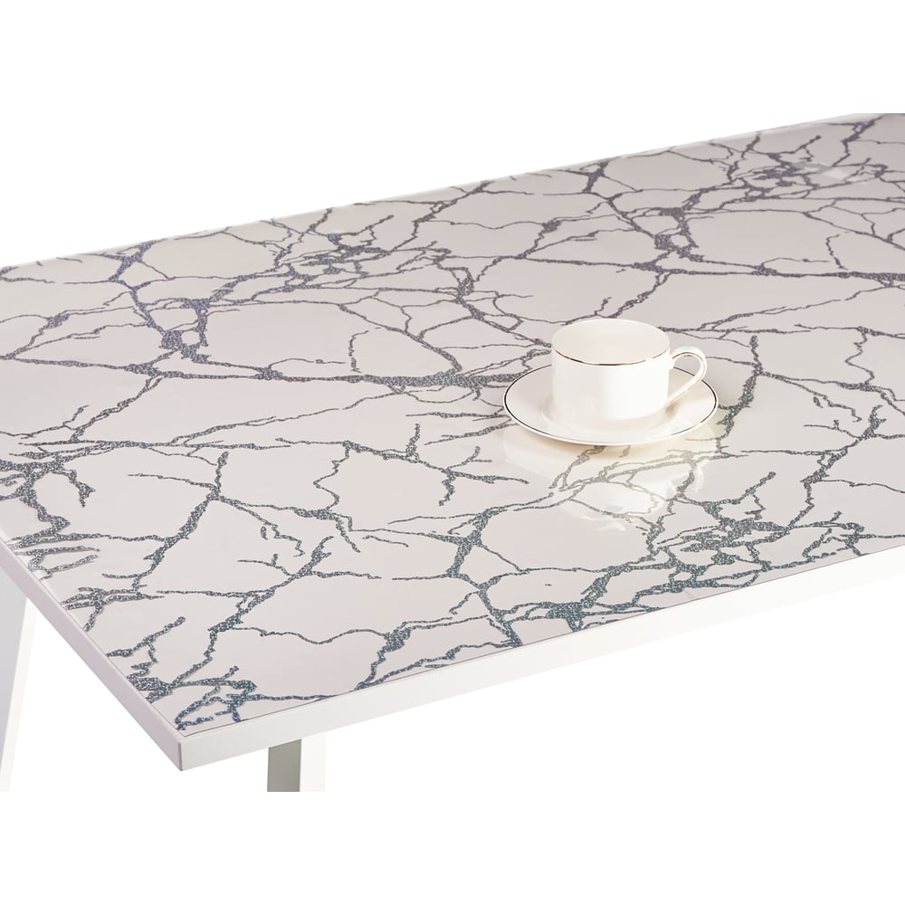 Изображение товара Стекольное силиконовое покрытие Dekorelle 201-S 20м, прозрачное, абстракция