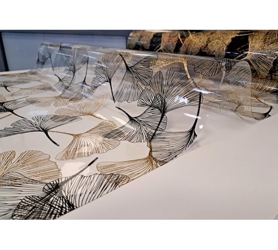 Изображение товара Силиконовое покрытие Dekorelle 239-G 0.6x20 м, золото/прозрачный фон 214239-G