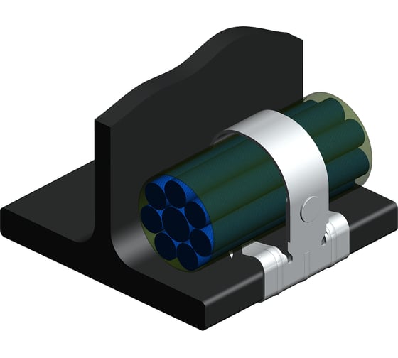 Изображение товара Балочный зажим УМС 8-14 мм с пластиной 10 шт. BZ-8-14-PL