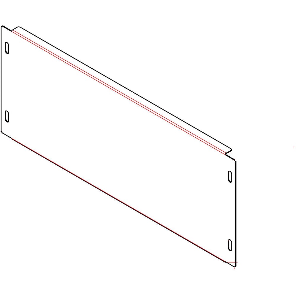 Изображение товара Пластрон 400х250 мм из стали с порошковым покрытием IP48 MULTICOLOR
