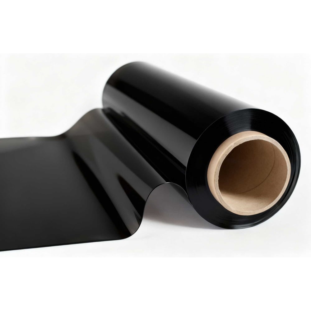 Изображение товара Силиконовое покрытие Dekorelle 0,8x20 м черное глянцевое для стен и поверхностей