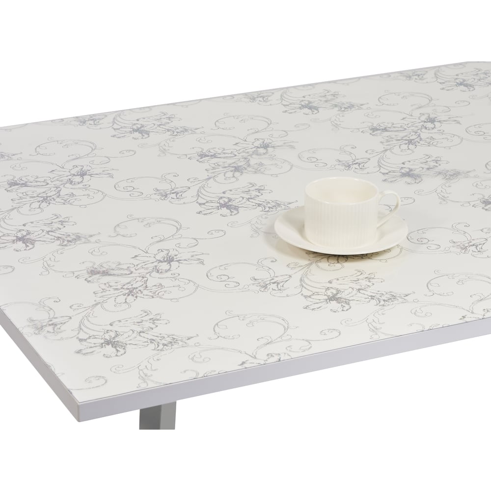 Изображение товара Силиконовое покрытие Dekorelle 180-S, размер 0,6x20 м, серебро/прозрачный фон 214180-1