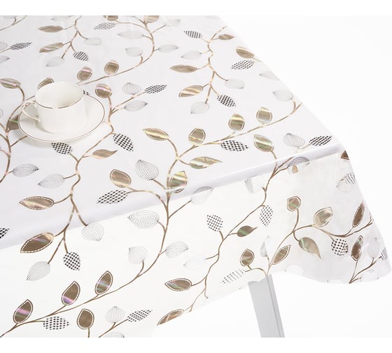 Изображение товара Силиконовое покрытие Dekorelle 129-GW, размер 0,6x20 м, золото/белый фон 214129