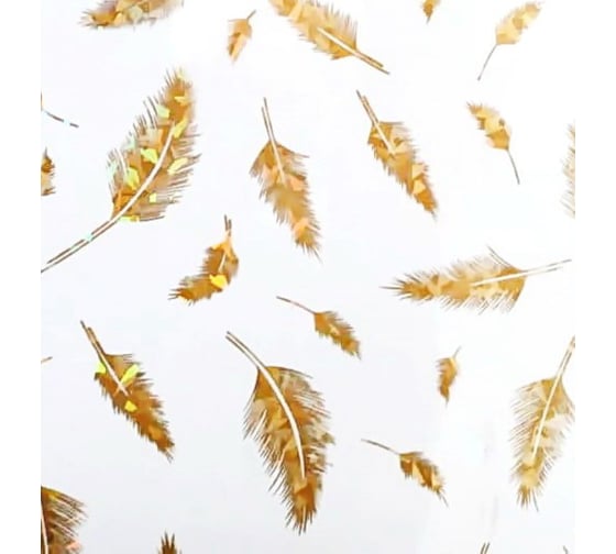 Изображение товара Силиконовое покрытие Dekorelle 178-G, размер 0,8x20 м, золото/прозрачный фон 224178-1