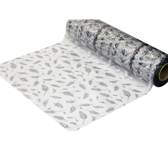 Изображение товара Силиконовое покрытие Dekorelle 178-S, размер 0,8x20 м, серебро/прозрачный фон 224178