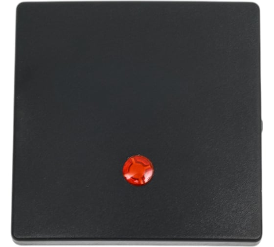 Изображение товара Клавиша Simon для кнопочного одноклавишного выключателя с подсветкой, S73 Loft, графит 73011-62