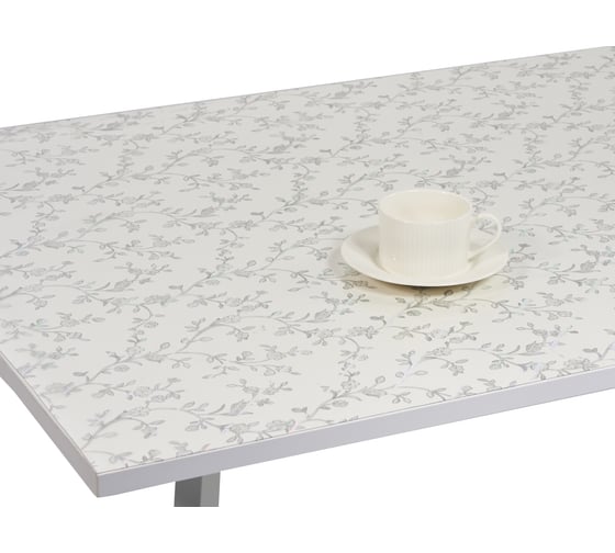 Изображение товара Силиконовое покрытие Dekorelle 181-S, размер 1,0x20 м, серебро/прозрачный фон 234181