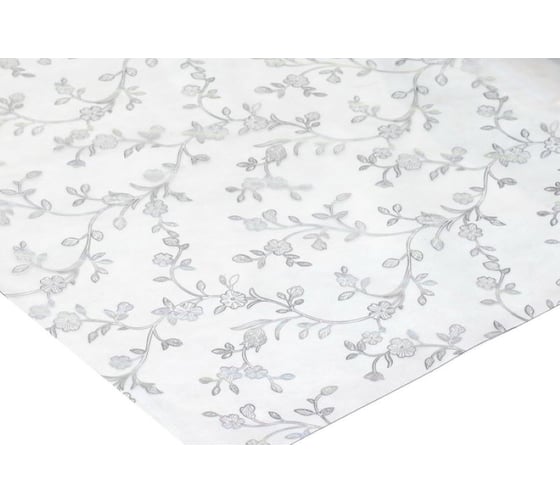 Изображение товара Силиконовое покрытие Dekorelle 181-S, размер 1,2x20 м, серебро/прозрачный фон 244181