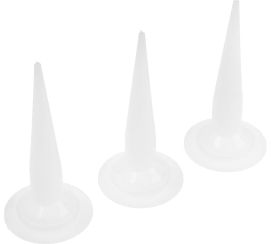 Изображение товара Сопла сменные к пистолету для герметиков 3 шт ТУНДРА 3604489