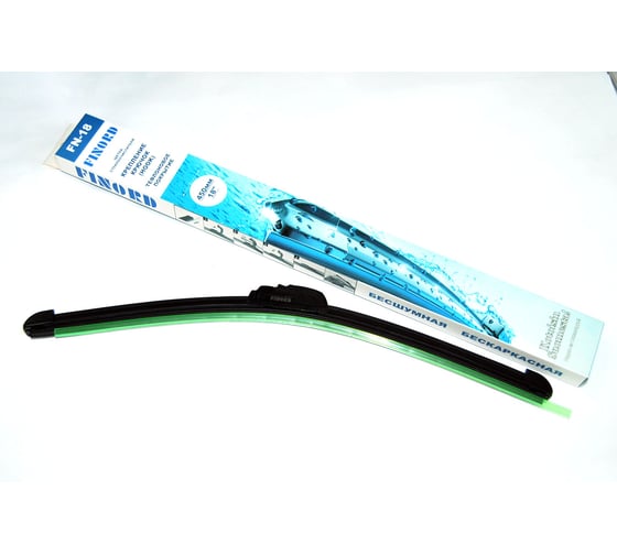 Изображение товара Щетка стеклоочистителя бескаракасная с тефлоновым покрытием FINORD № крепление крючок 18 (450 мм) для а/м АЗЛК 2141 МОСКВИЧ; DAEWOO NEXIA FN-18