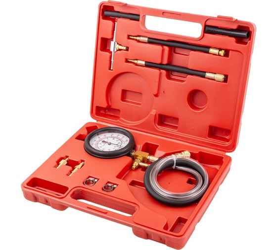 Изображение товара Тестер давления топлива в комплекте с адаптерами переходниками Forcekraft FK-946G10(60249)