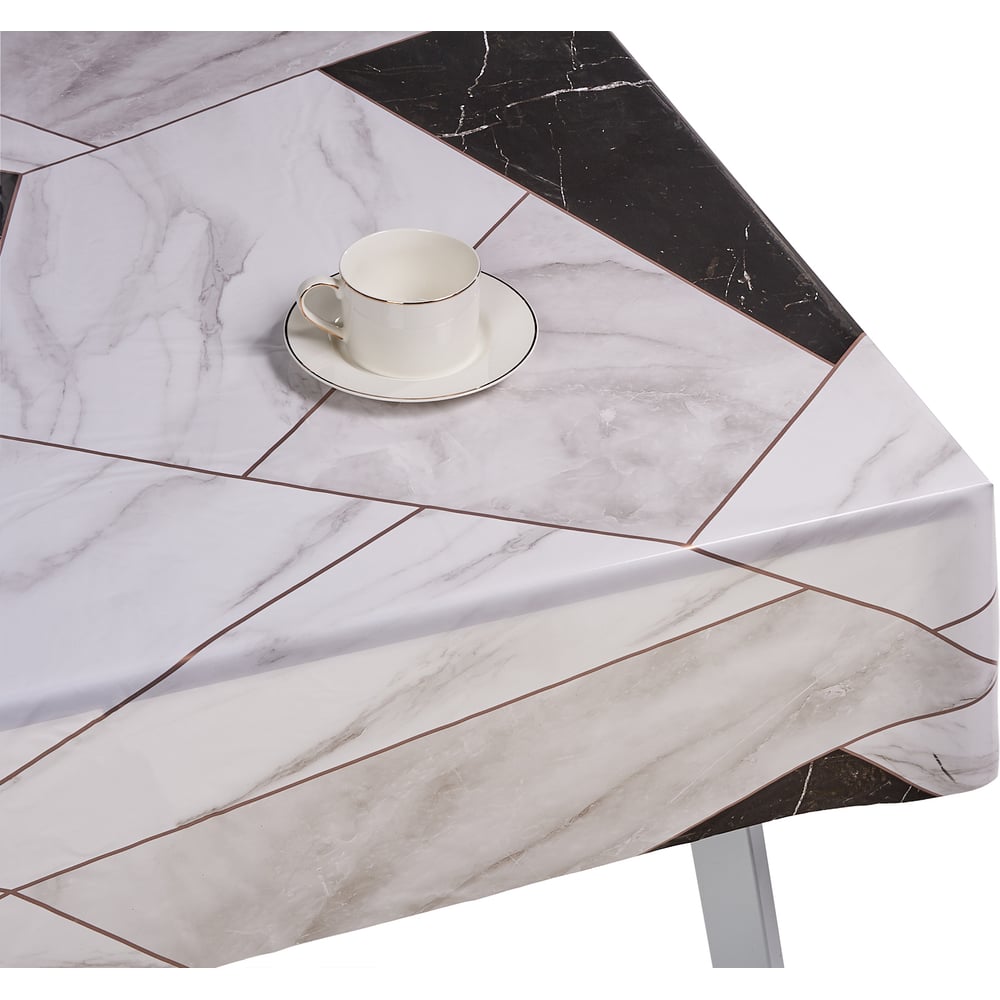 Изображение товара Силиконовое покрытие Dekorelle 366 1,4x20 м гибкое стекло с абстрактным дизайном