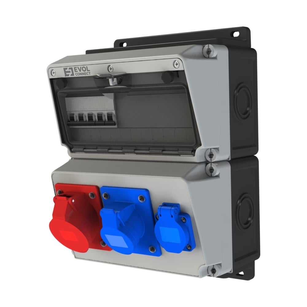 Изображение товара Навесной электрический щит EVOL BLOCKBOX 0104-004-1 для надежного электроснабжения