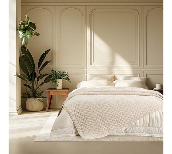 Изображение товара Покрывало The Eleventh Kingdom Евро (240x260), Бексли крем 11KBSP2426BE74