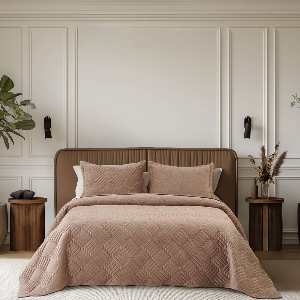 Изображение товара Покрывало The Eleventh Kingdom Евро с наволочками песочное