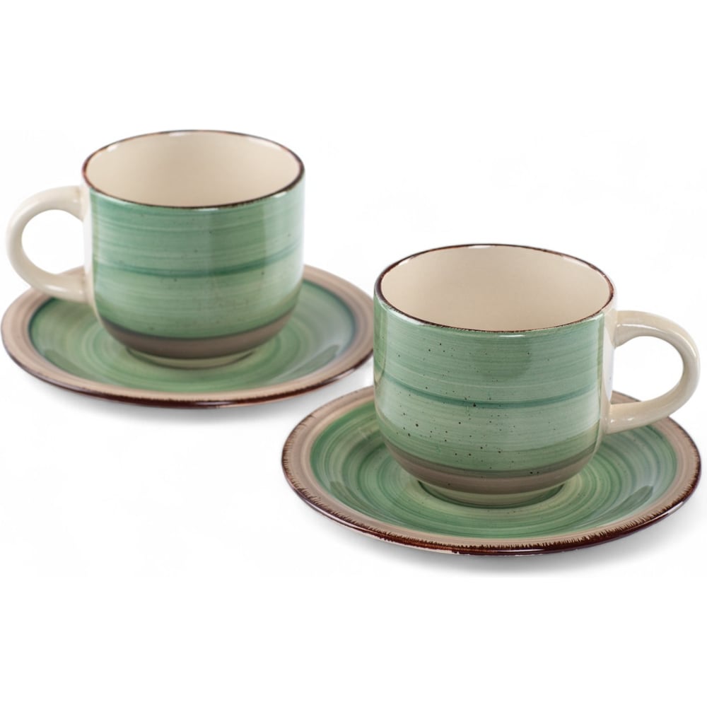 Изображение товара Чайный сервиз DOMENIK FOREST 350 мл, 4 предметов, на 2 персоны DMS008