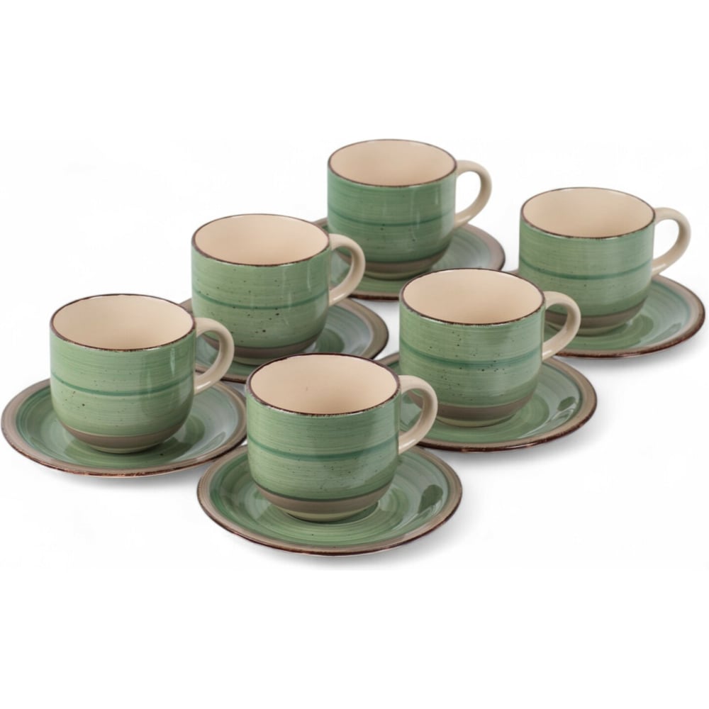 Изображение товара Чайный сервиз DOMENIK FOREST 350 мл, 8 предметов, на 4 персоны DMS007