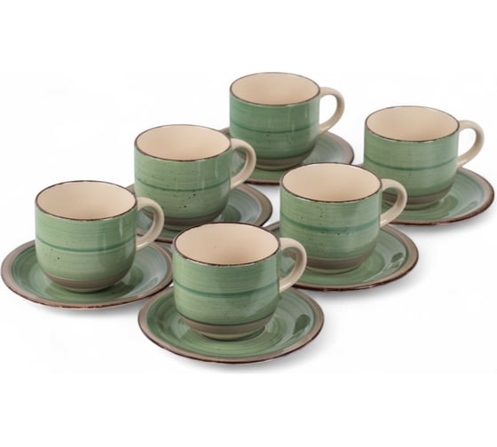 Изображение товара Чайный сервиз DOMENIK FOREST 350 мл, 8 предметов, на 4 персоны DMS007