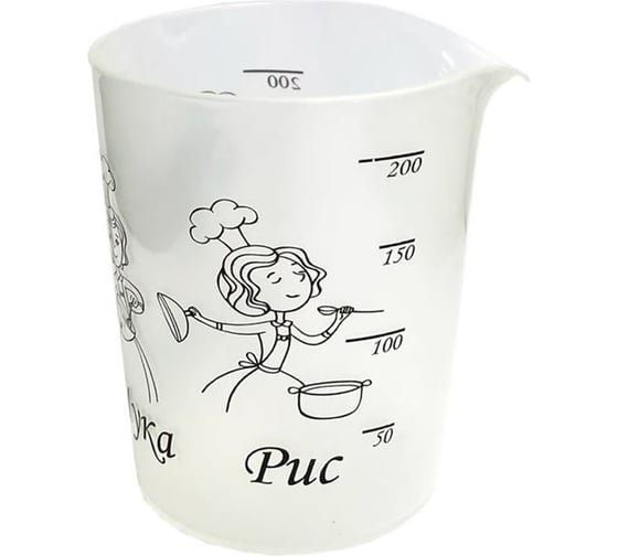 Изображение товара Стакан мерный Мультипласт Групп 200 мл, с рисунком (44) MPG9765