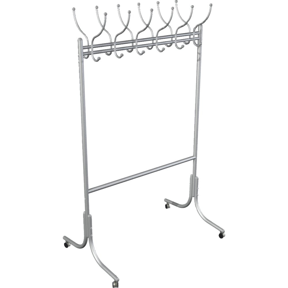 Изображение товара Напольная вешалка на колесах Мебелик М 11 металлик современная практичная Изображение товара Напольная вешалка на колесах Мебелик М 11 металлик современная практичная