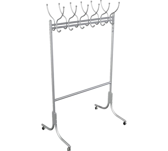 Изображение товара Напольная вешалка на колесах Мебелик М 11 металлик 5429