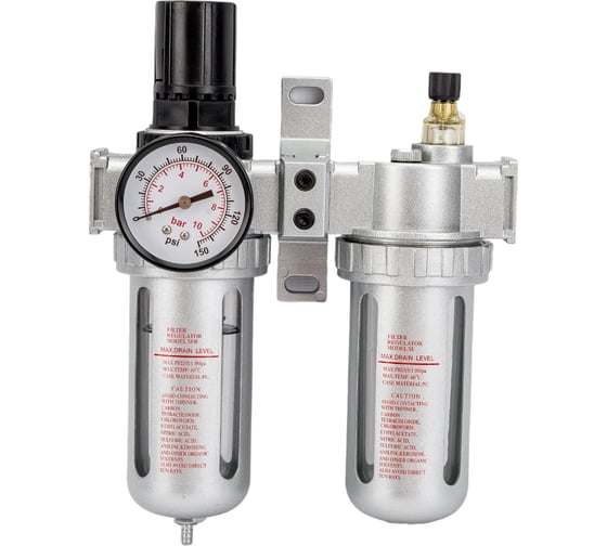 Изображение товара Блок подготовки воздуха для пневмосистемы 3/8" Forsage F-AFRL803(47052)