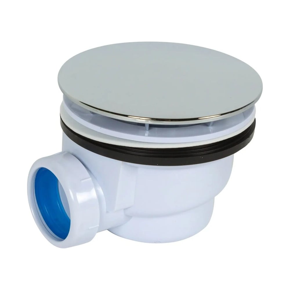 Изображение товара Сифон для душевого поддона МетаКам хром D90 XS-605 для надежного слива