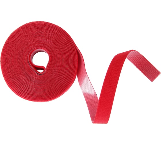 Изображение товара Лента-липучка Comfix 5м х 9мм, упаковка 1 шт., 1 цвет, красный HLT-5K9-RP00100