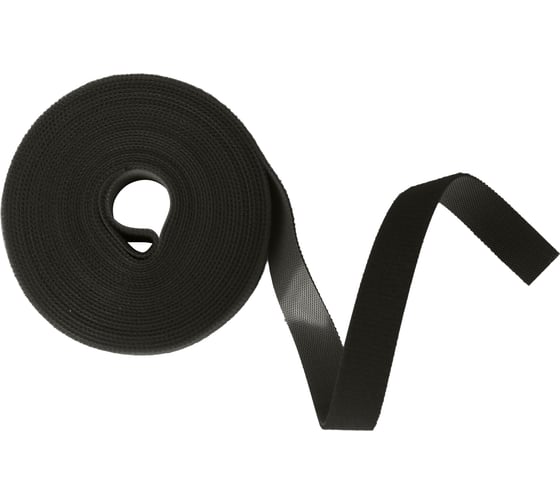 Изображение товара Лента-липучка Comfix 5м х 9мм, упаковка 1 шт., 1 цвет, черный HLT-5K9-RP10000