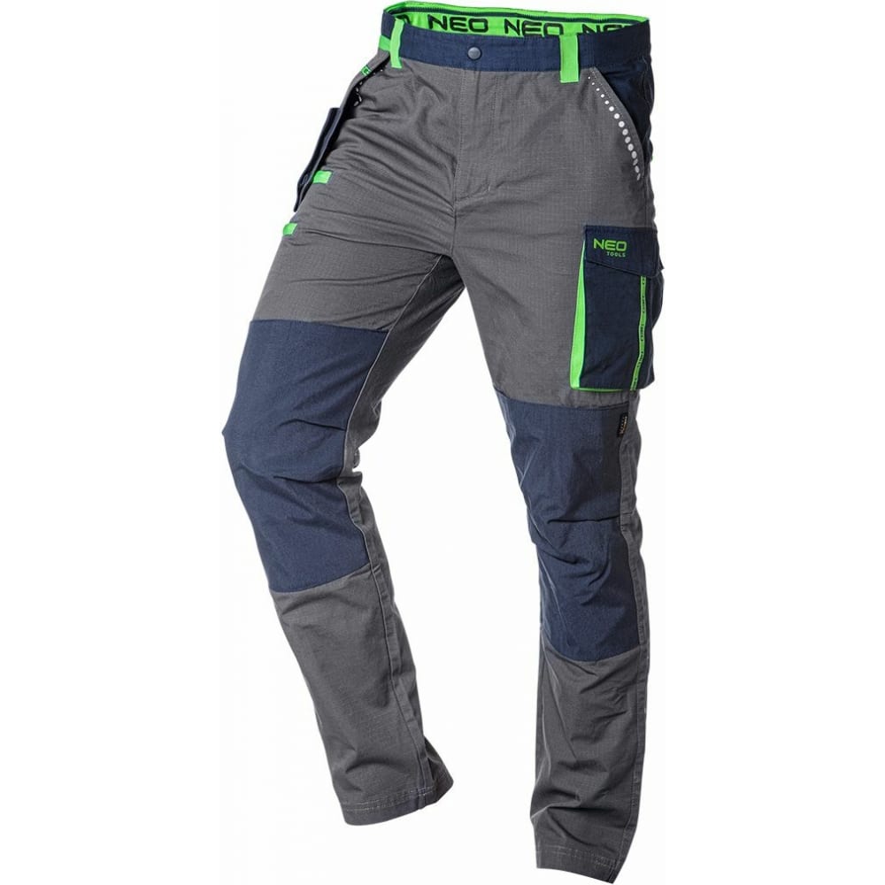 Рабочие брюки NEO Tools брюки для мальчиков рост 110 см серо зеленый