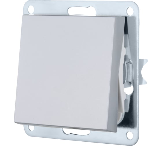 Изображение товара Выключатель 1-клавишный LK Studio (схема 1) 16 A, 250 B (серебристый металлик) LK80 840103-1