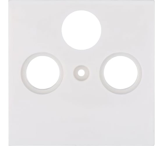 Изображение товара Накладка розетки TV+FM+SAT LK Studio, 2(3) отверстия (белый) LK80 845204-1
