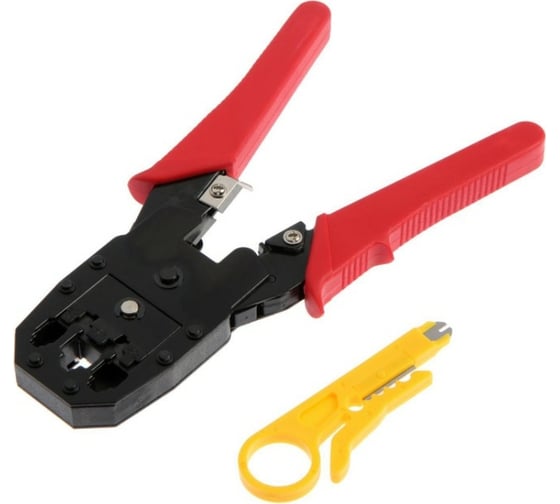 Изображение товара Кримпер для обжима компьютерных и телефонных клемм LOM 200 мм, RJ-45, RJ-11/12 2291283