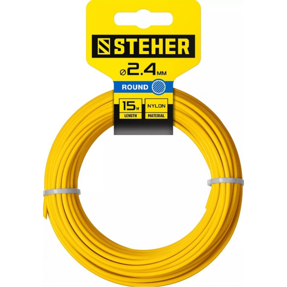Леска для триммера STEHER - 75001-2.4