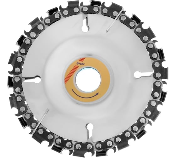Изображение товара Диск пильный цепной для быстрой и плавной обработки дерева (100х16 мм) для УШМ ТУНДРА 4617749