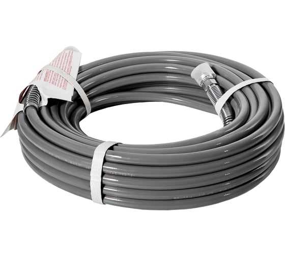 Изображение товара Гибкий шланг ВД, серый: 1/4; 15 м; 12.3 мм TECMASTER 261415