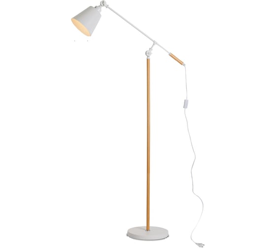 Изображение товара Светильник напольный IN HOME под лампу ТНО 01К-Е27Б 230В белый плафон, белый корпус 4690612055497