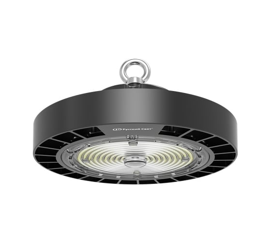 Изображение товара Светильник ДСП Русский Свет IB 10 S 100W M 850 BK LED Highbay D257xH111мм 100Вт 5000К IP65 подвес черный 16091023045