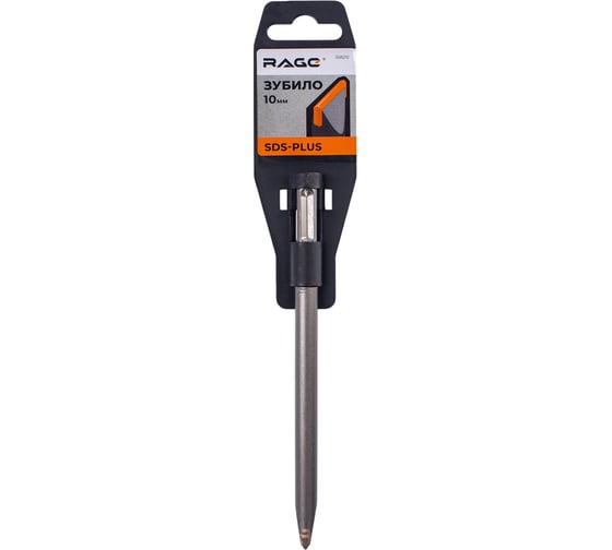 Изображение товара Зубило мини плоское твердосплавное SDS-plus 10х160 мм RAGE 558210