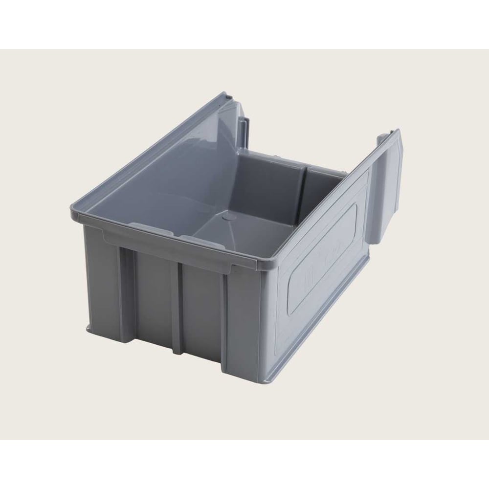 Изображение товара Ящик пластиковый серия C3 объем 9.4 литра серый полипропилен