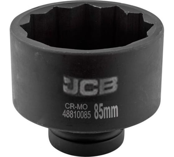 Изображение товара Головка ударная глубокая 12-гранная 85 мм, 1''DR JCB JCB-48810085(59560)